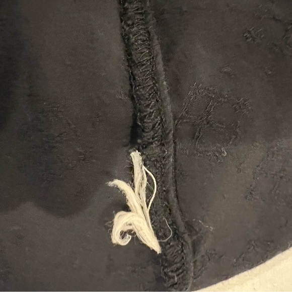 Free People oversized black top with collar and detail on back as shown in photo - Picture 9 of 9